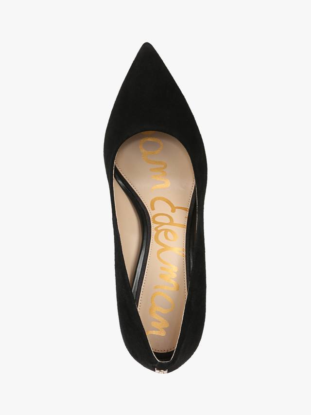 Туфли-лодочки на шпильке из кожи цвета hazel Sam Edelman, Black — фото 3