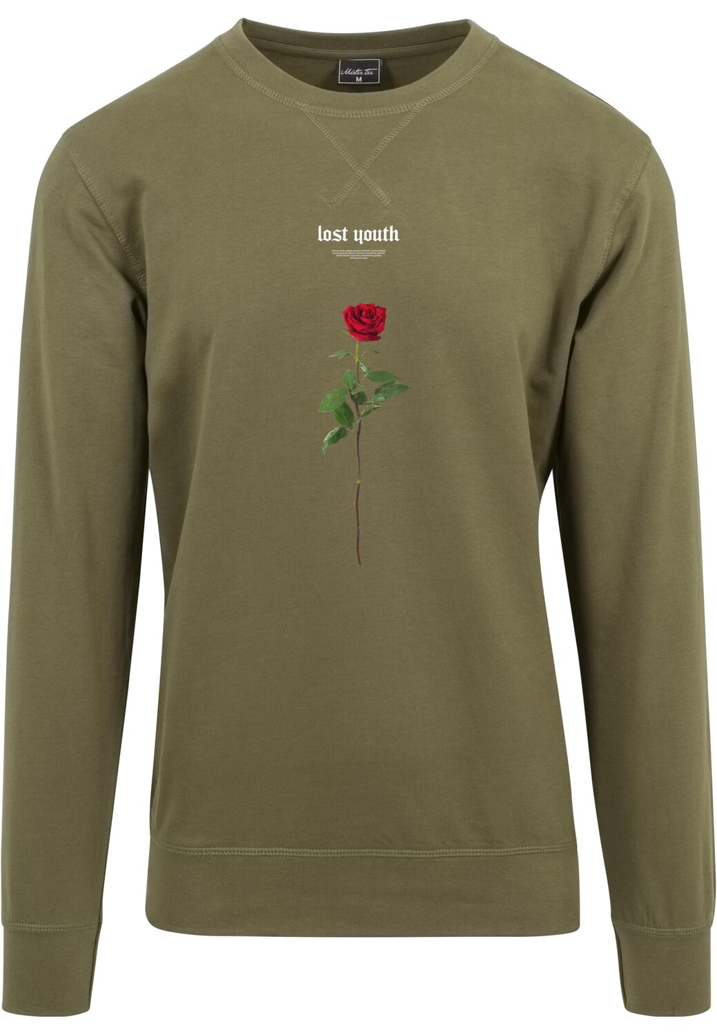 

Толстовка Mister Tee Crewneck Sweater, оливковый