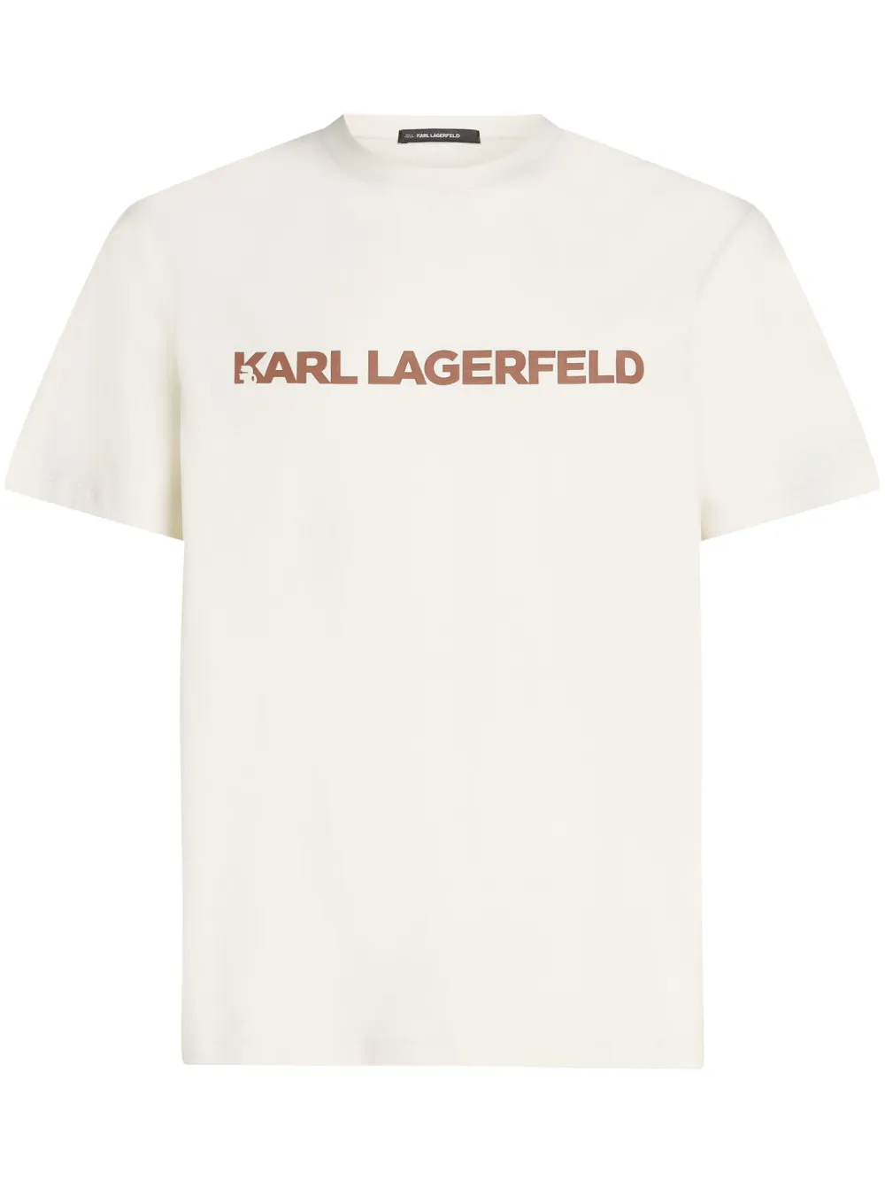 

Футболка Essential с логотипом KARL LAGERFELD, белый