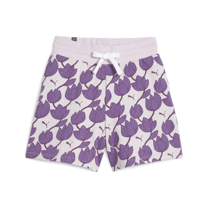 

Шорты BLOSSOM с цветочным принтом Женские PUMA Grape Mist Purple