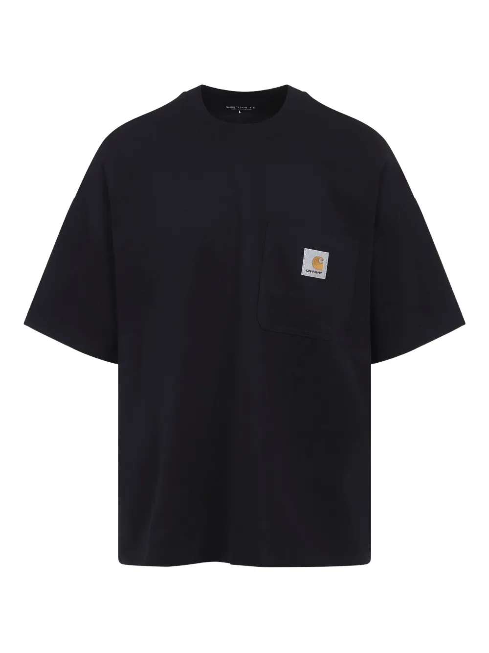 

Футболка с короткими рукавами и карманом CARHARTT WIP, черный