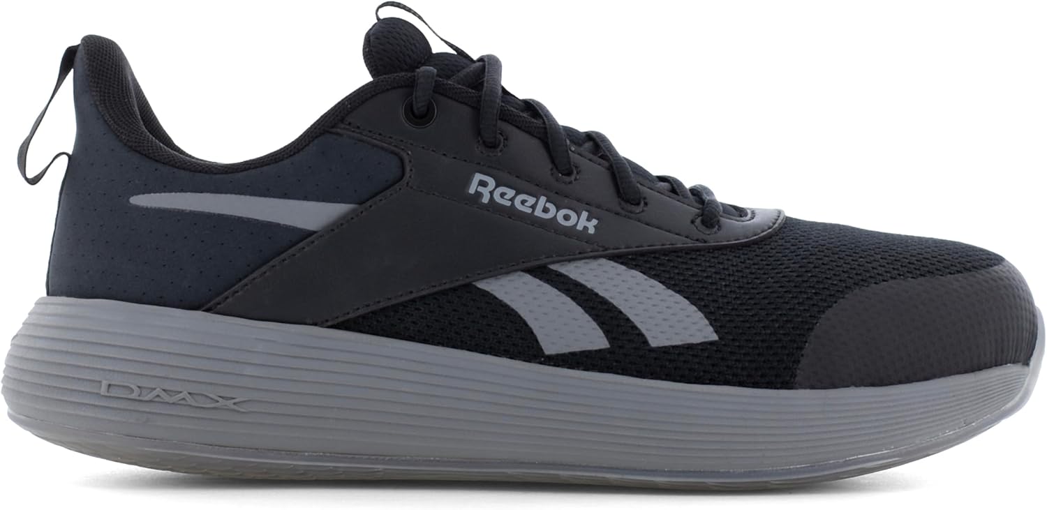 Мужские оксфорды Reebok Work DMX Air Work, черный/серый — фото 2
