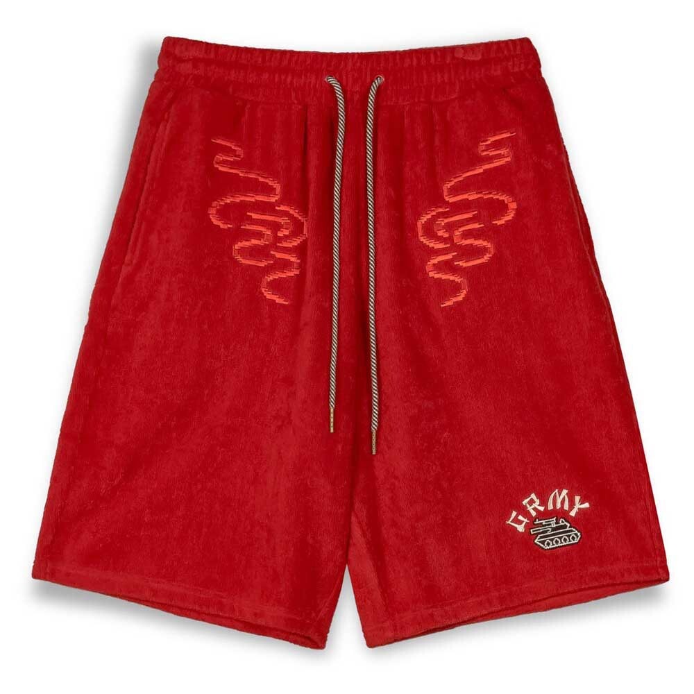 

Шорты Grimey Lucky Dragon Terry Towelling Baggy Sweat, красный
