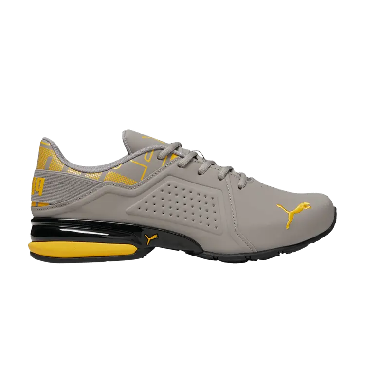 

Кроссовки Viz Runner Repeat 'Concrete Grey Yellow Sizzle', серый