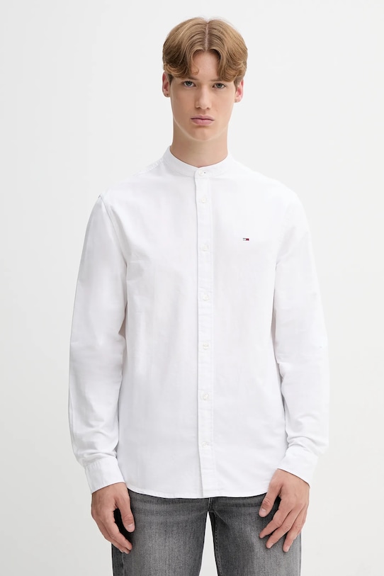 

Хлопковая рубашка Tommy Jeans, белый
