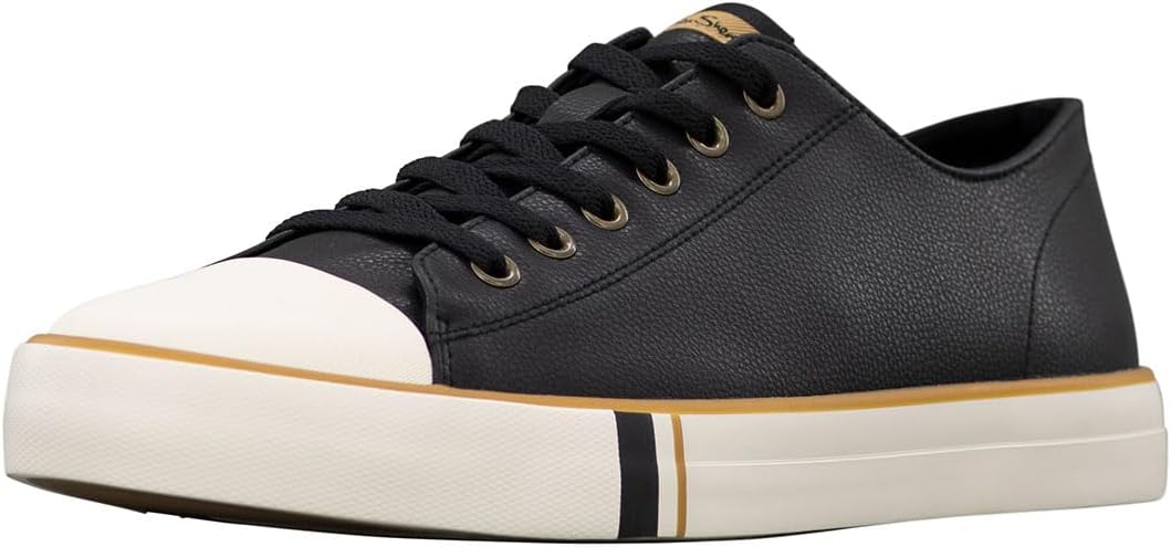 

Мужские кроссовки Ben Sherman Hadley с шнуровкой - повседневные, слоновая кость, белый/черный