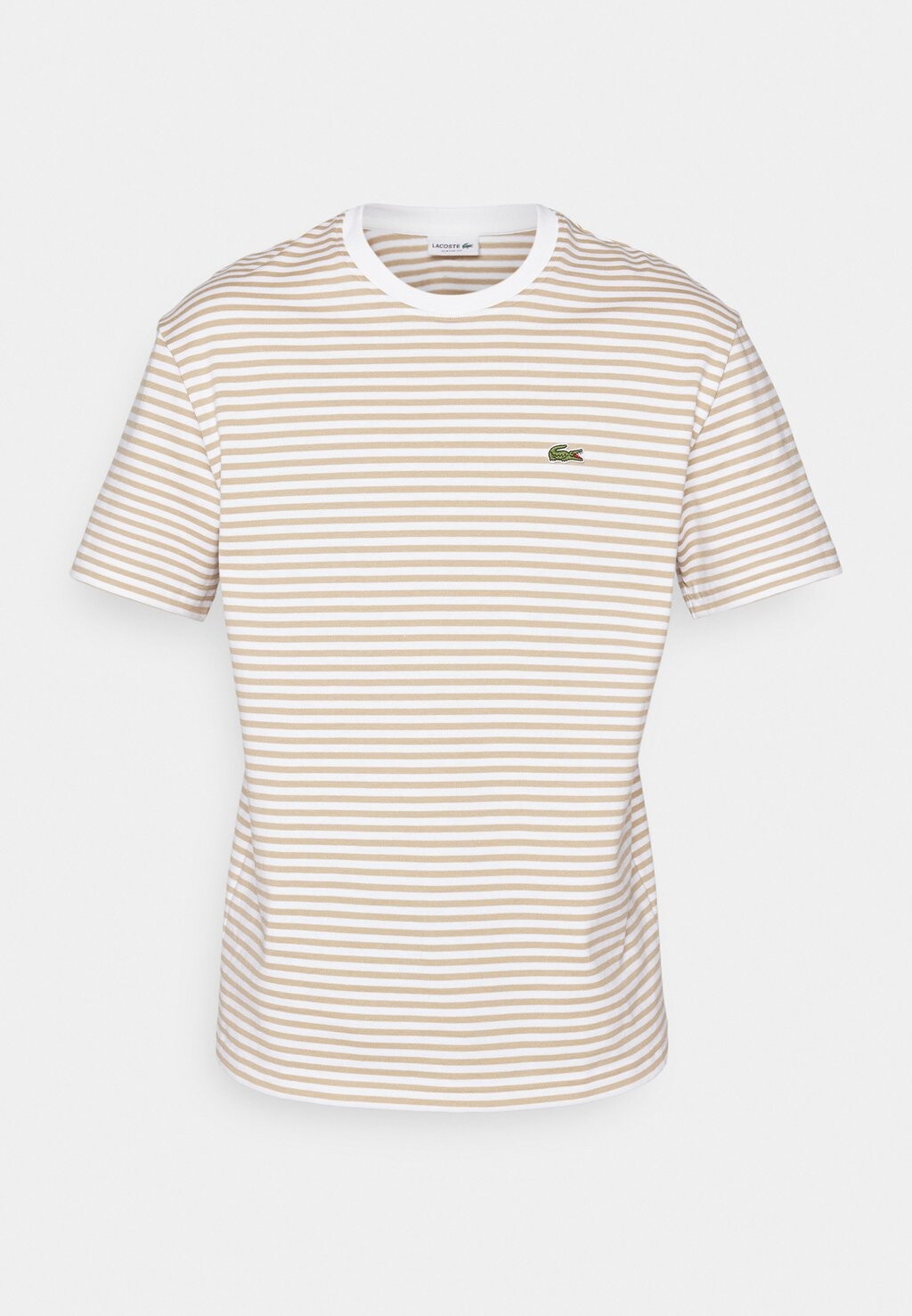 

Футболка с принтом Lacoste, бежевый