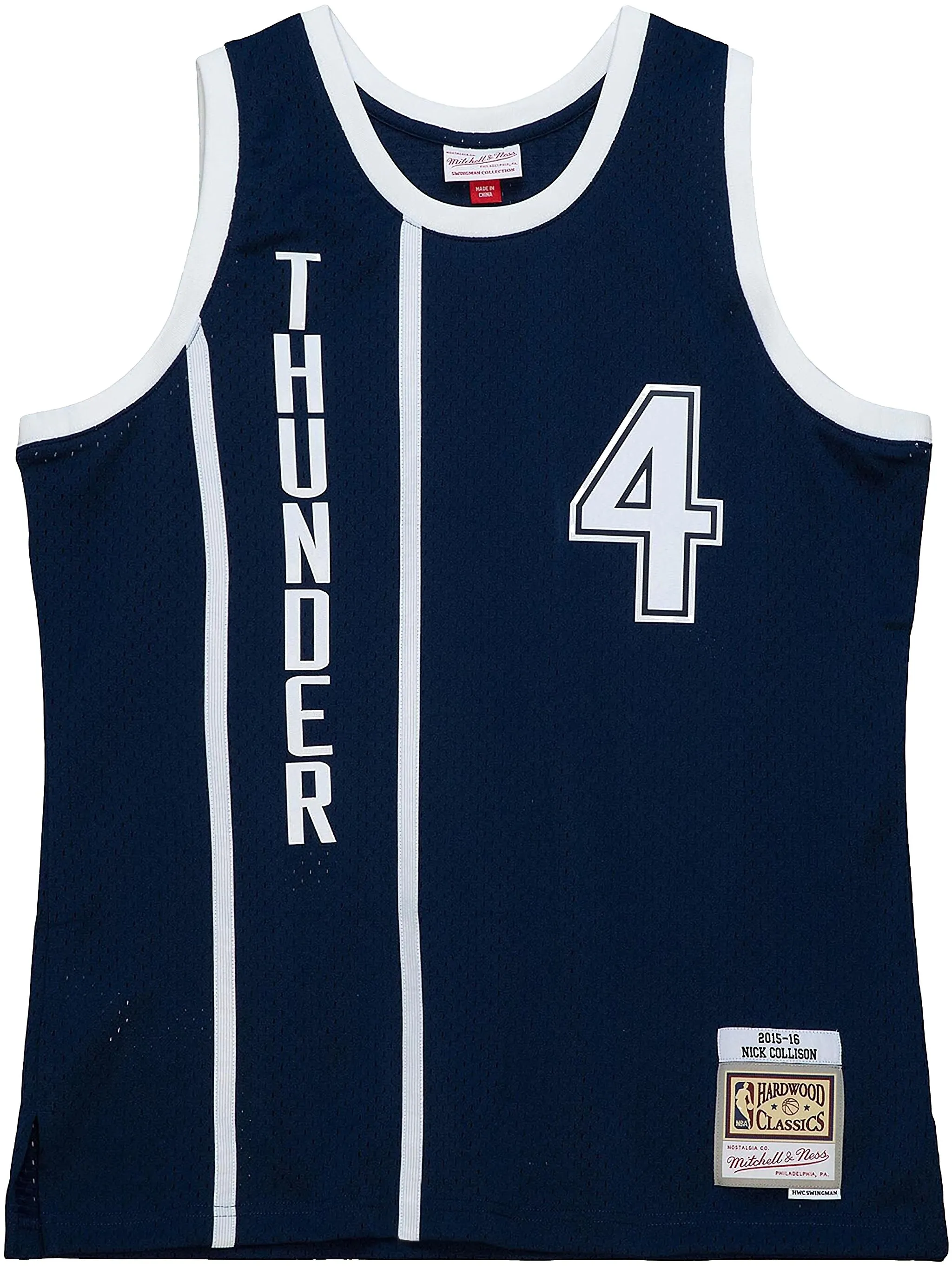 

Топ 2015/16 Hardwood Classics Nick Collison Oklahoma City Thunder Astros Mitchell & Ness, синий