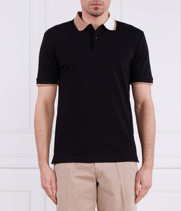 

Рубашка поло parlay 177 Regular fit Boss, черный
