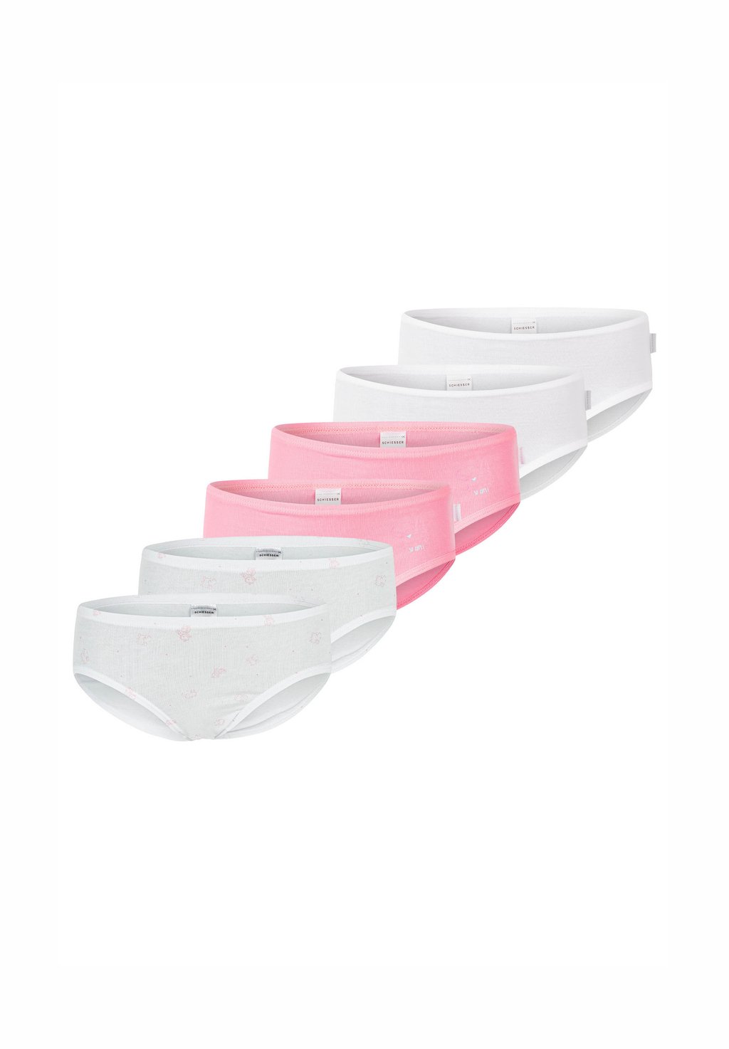 

Трусы-брифы 6ER PACK FEIN Schiesser, белый