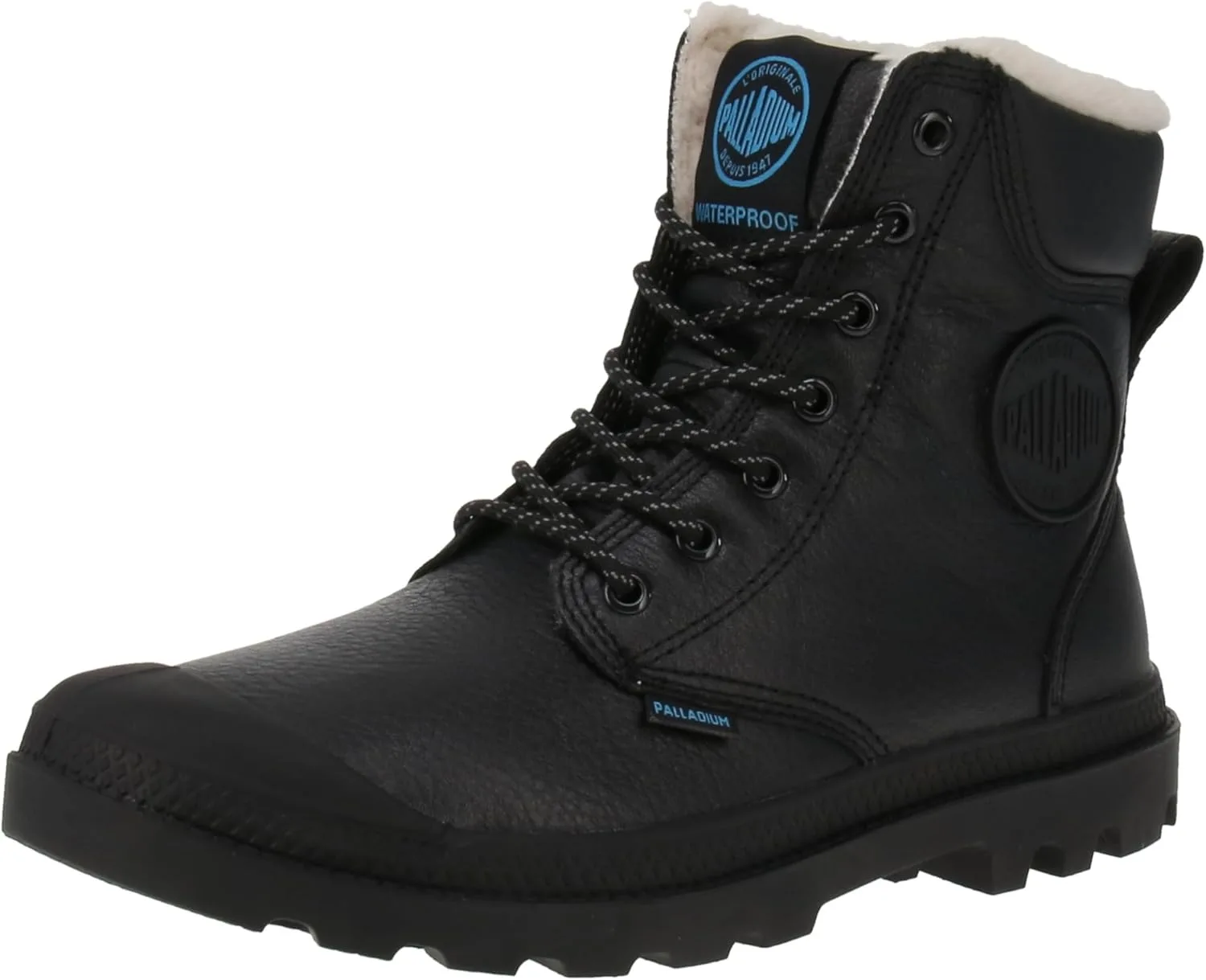 Классические водонепроницаемые унисекс ботинки Palladium Pampa Sport из коровьей кожи, черный