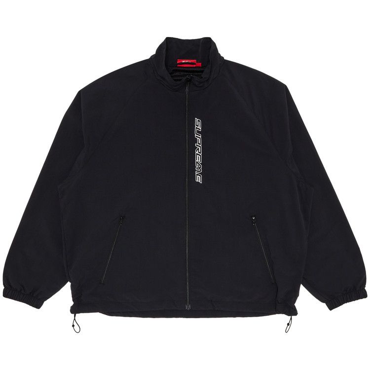 

Спортивная куртка Supreme Contrast Zip Track Jacket, Black