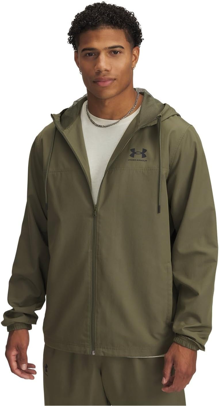 

Ветровка Rival Woven от Under Armour для мужчин, (390) Marine Od Green/Black