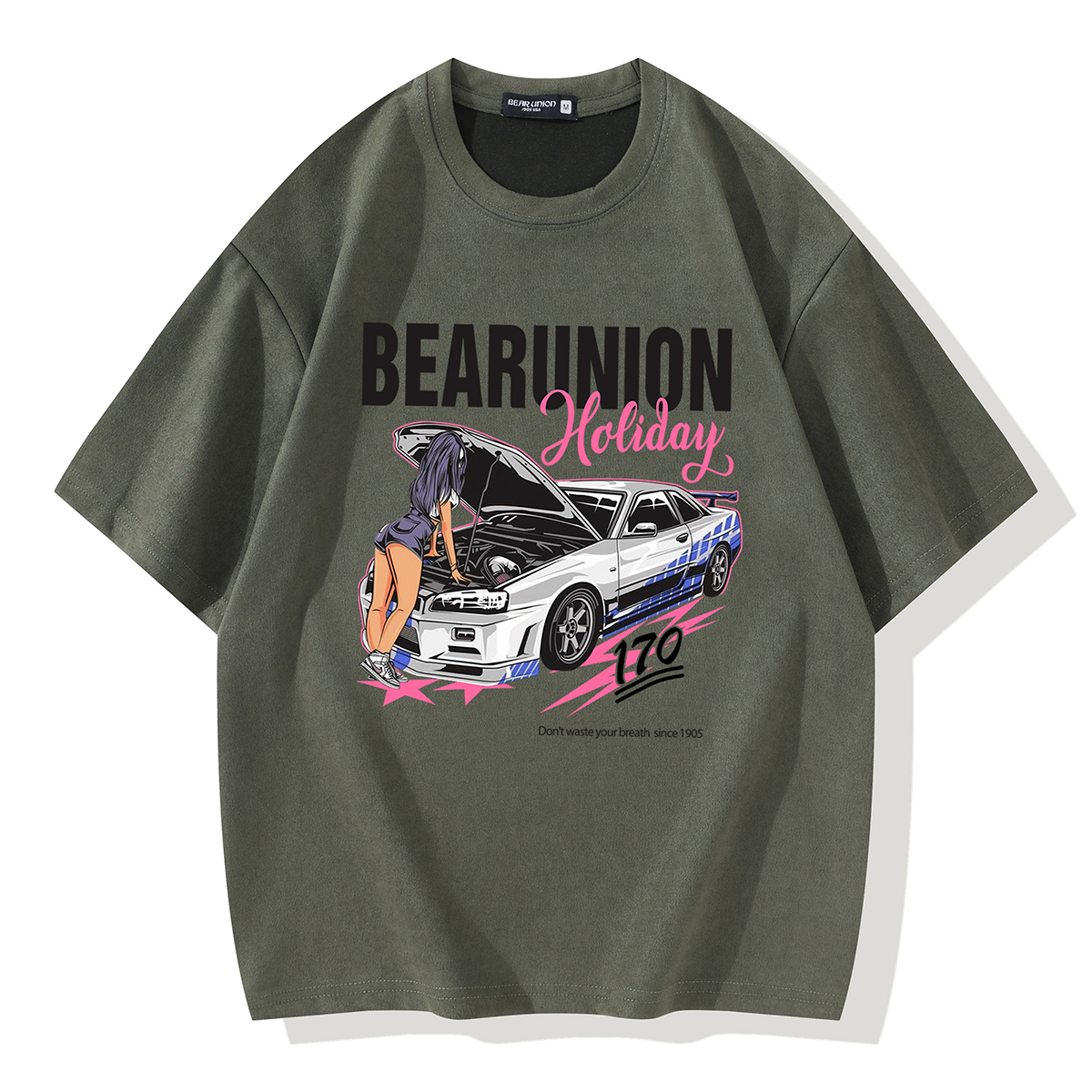 

Футболка унисекс BEAR UNION, хаки