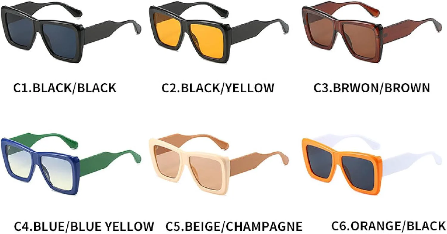 

Классические солнцезащитные очки для женщин и мужчин в винтажном стиле, модные, для активного отдыха и вождения, с защитой от УФ-излучения UV400 TKKTLLT, Brown Brown