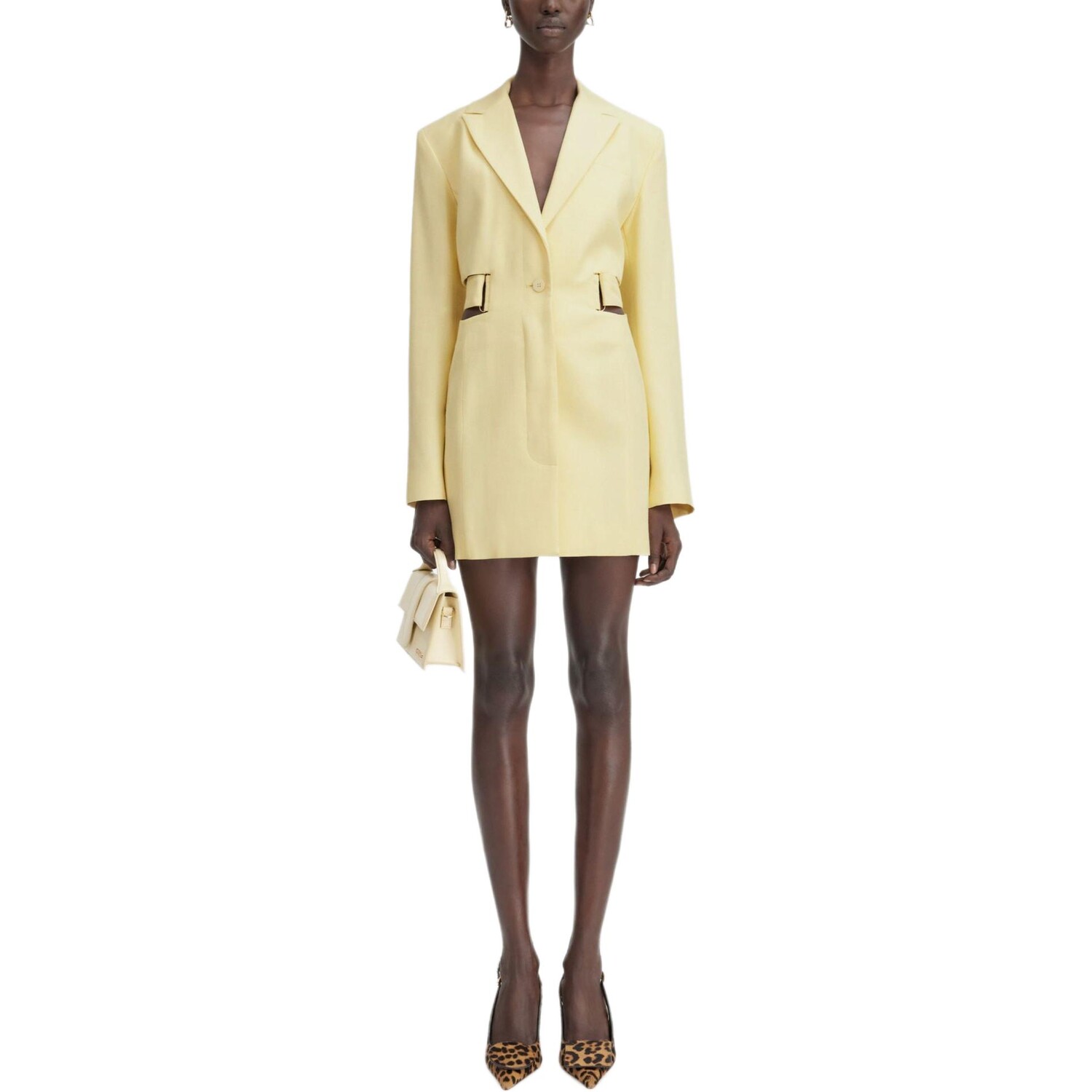 Платье женское Jacquemus с длинными рукавами, желтый — фото 2