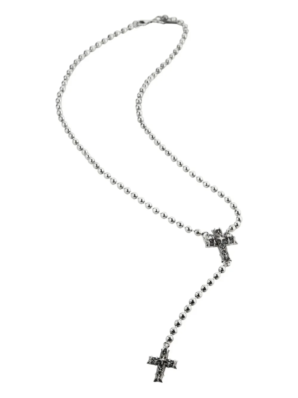 

Четки-ожерелье Emanuele Bicocchi, серебристый