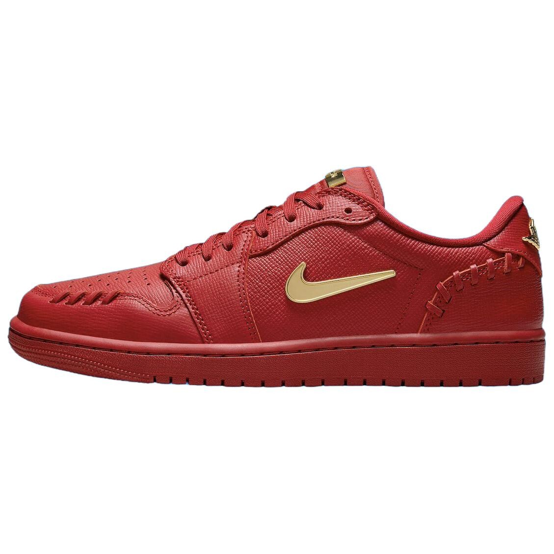 

Кроссовки Jordan 1 Low Method Of Make Gym Red Metallic Gold Women's, красный