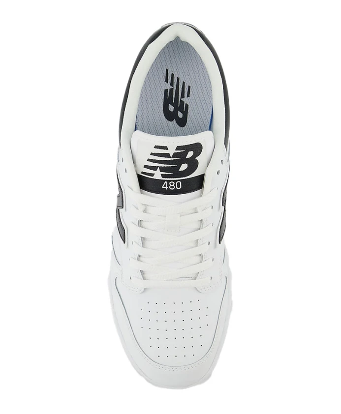 Классические кожаные баскетбольные кроссовки New Balance, белый — фото 4