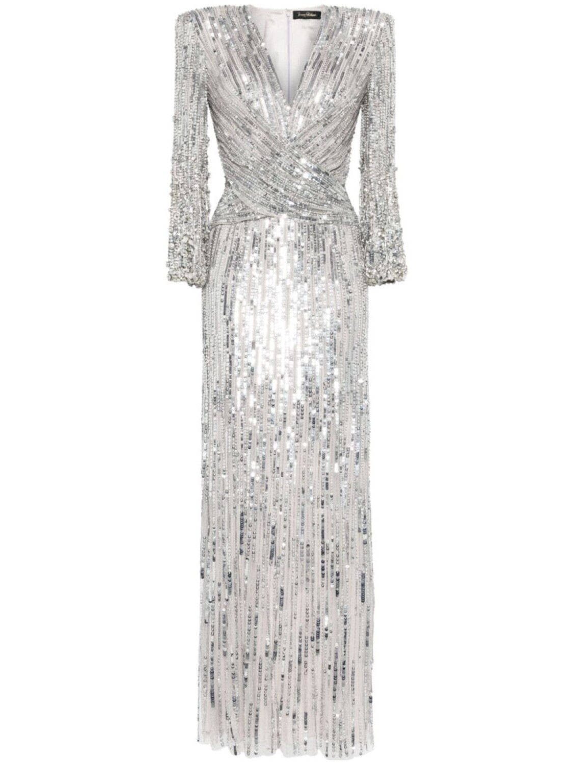 

Jenny Packham платье Cosmos с пайетками, металлик