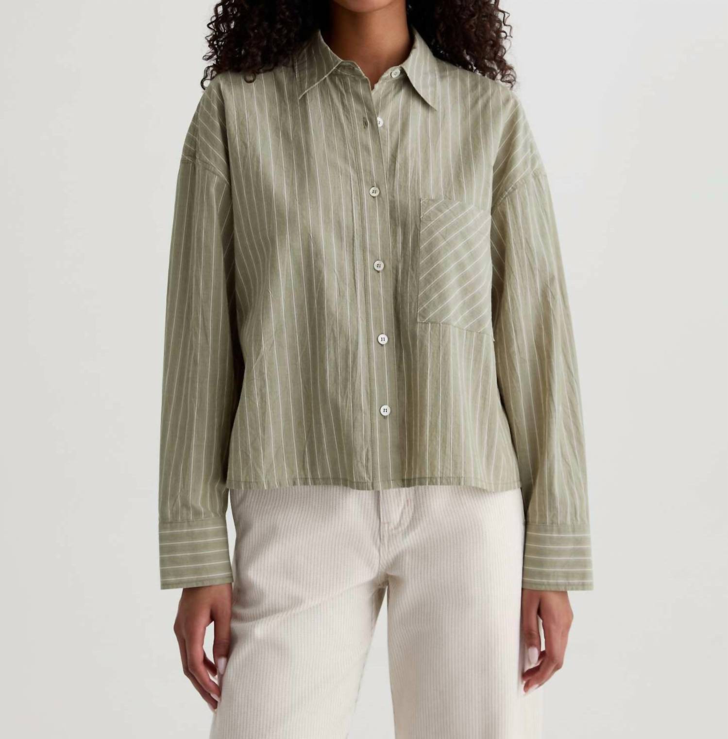 

AG Jeans Топ Kellan в полоску от Studio, цвет «розовый», разноцветный