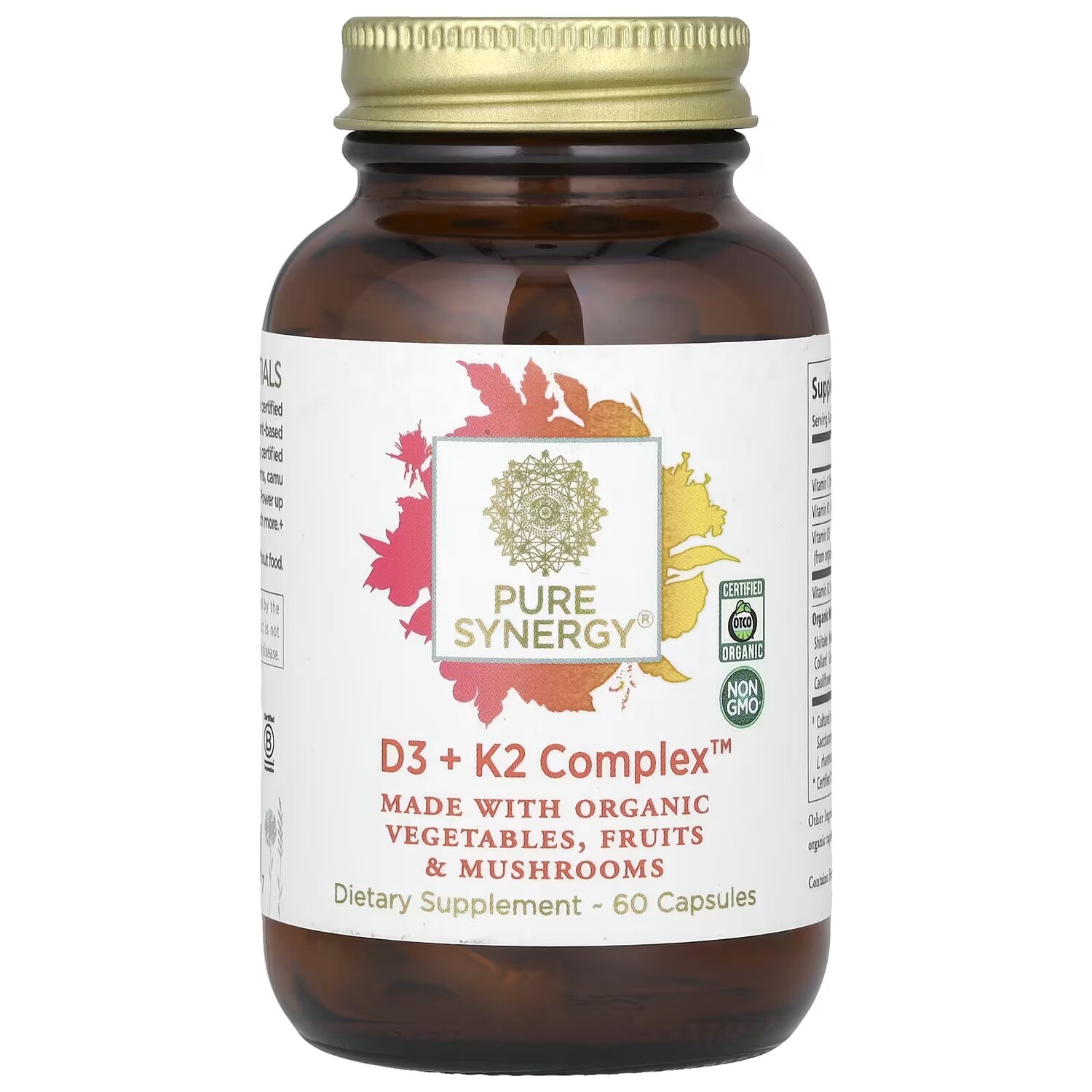 

Pure Synergy комплекс D3 + K2, 60 капсул