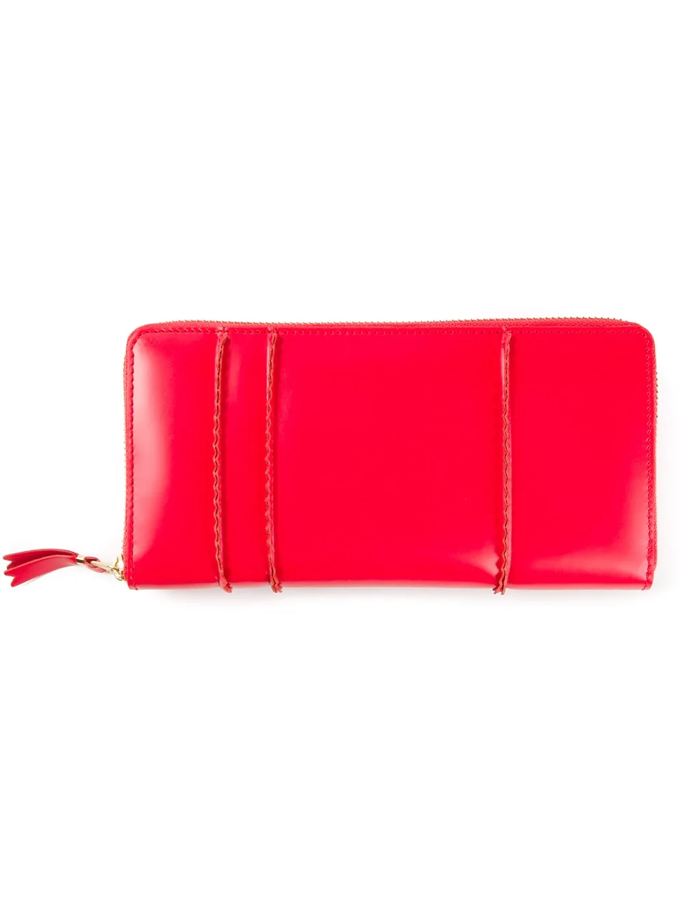 

Кошелек с простроченной отделкой Comme Des Garçons Wallet, красный