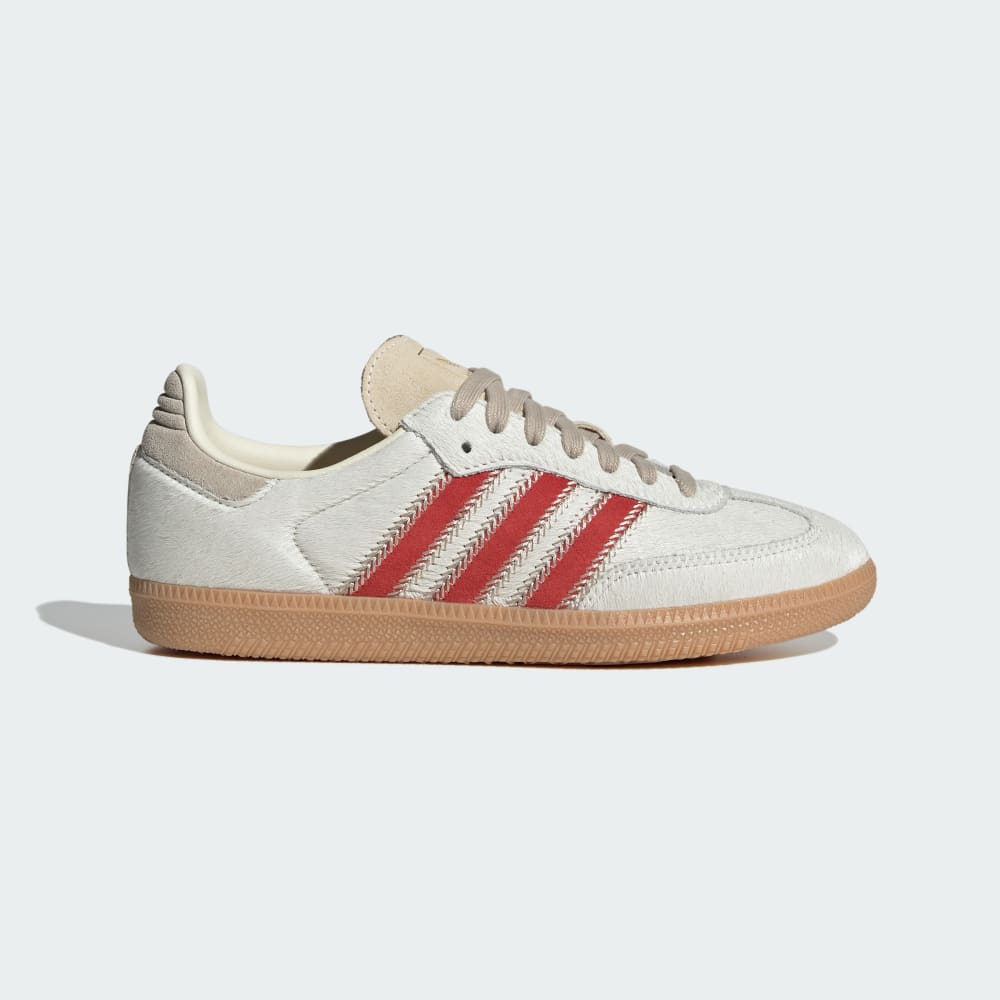 Кроссовки Adidas Samba OG Shoes, цвет Wonder Beige/Cream White/Better Scarlet