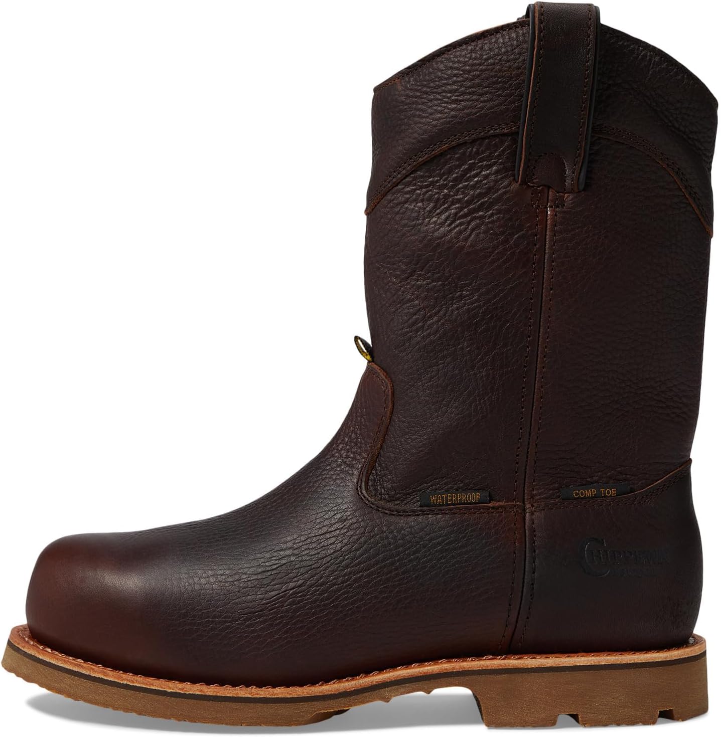 Мужские ботинки Chippewa Serious Plus с водонепроницаемой мембраной и композитным носком - 72331, коричневый — фото 4