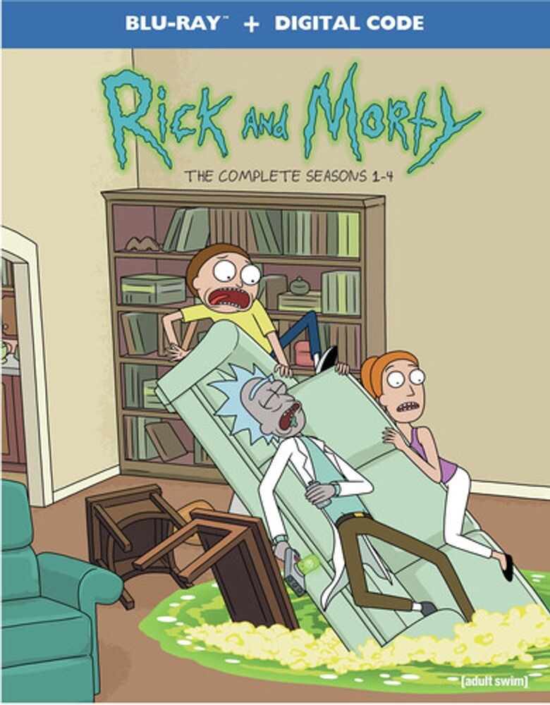 

Диск Blu-ray Rick & Morty: The Complete Seasons 1 - 4