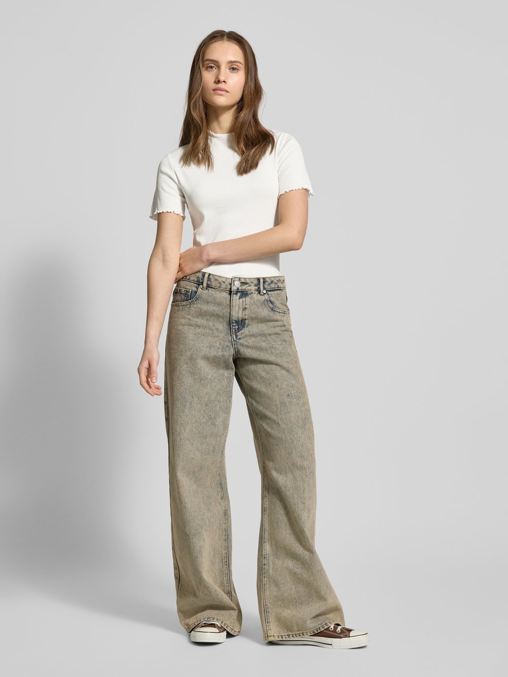 

Футболка с тонким рубчиком Marc O'Polo Denim, белый