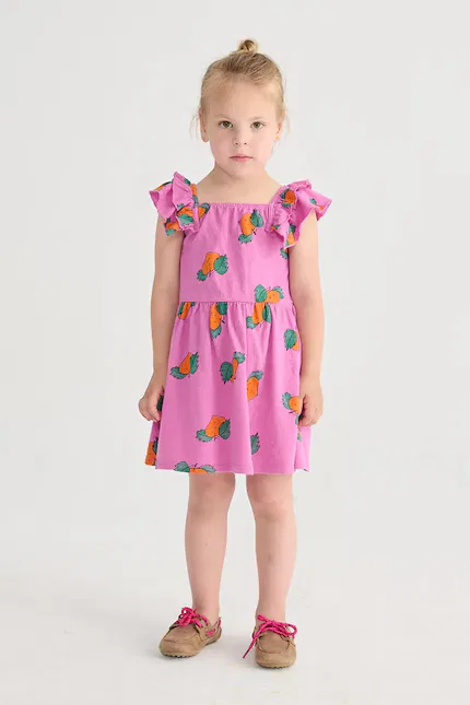 Платье с узором Tangerine Bobo Choses, розовый