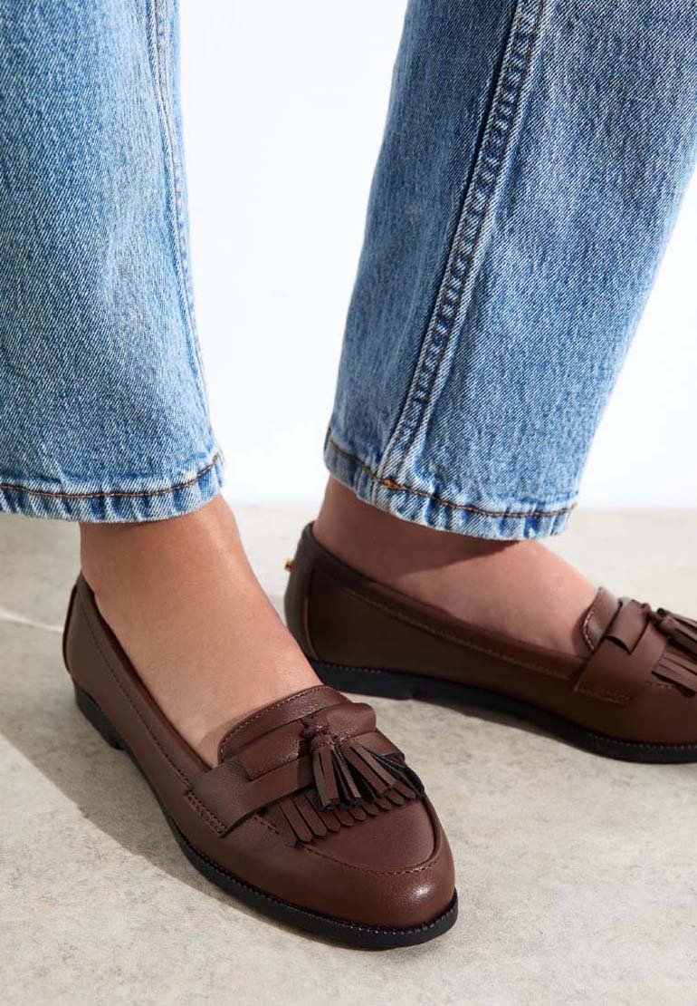 Слипоны TASSEL LOAFERS New Look, оранжевый