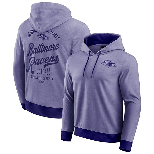 

Мужской фиолетовый тонированный вязаный пуловер-худи Baltimore Ravens Darius Rucker Collection By Fanatics
