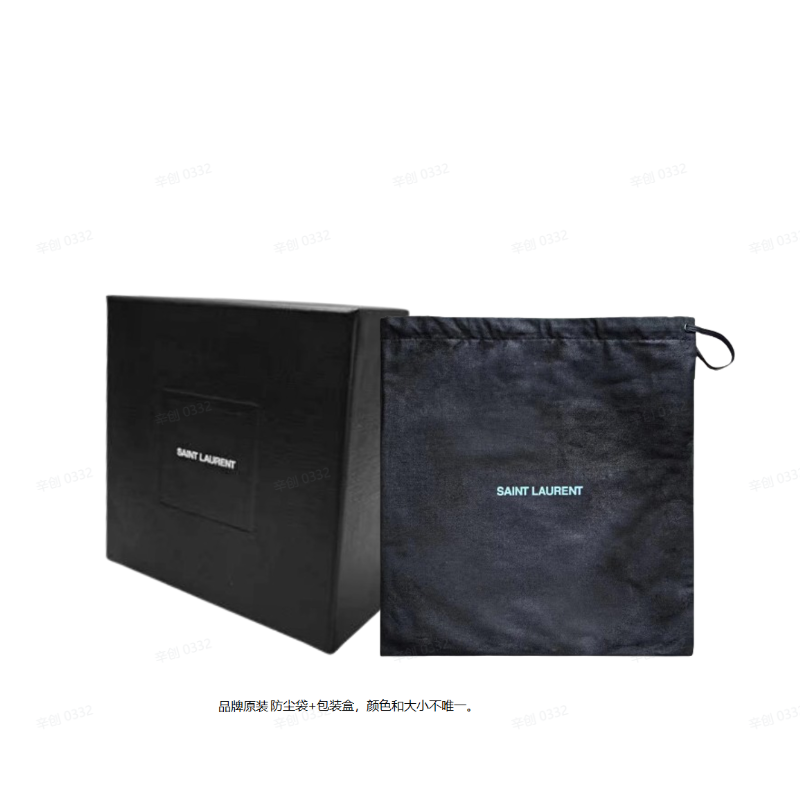 SAINT LAURENT Кожаный ремень из латуни унисекс черный ширина 2cm — фото 4
