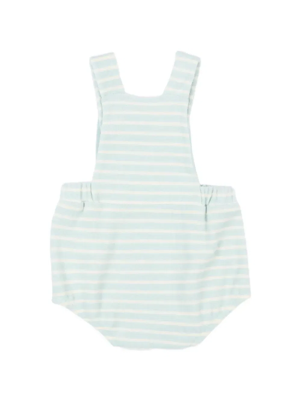 Полосатый комбинезон Petit Bateau, синий — фото 2