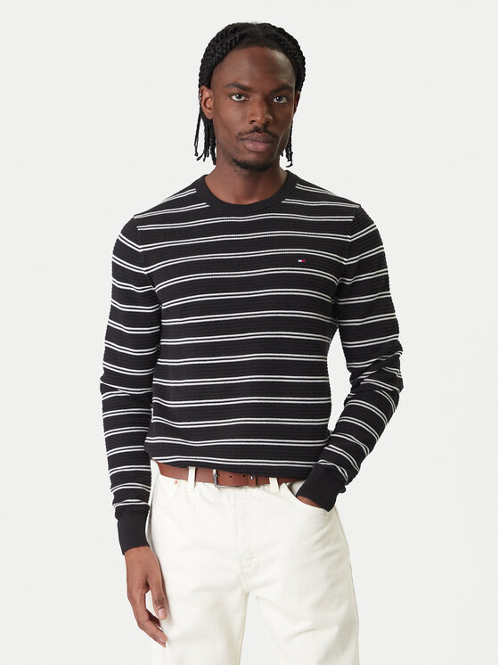 

Свитер regular fit Seasonal MW0MW41643 Tommy Hilfiger, черный