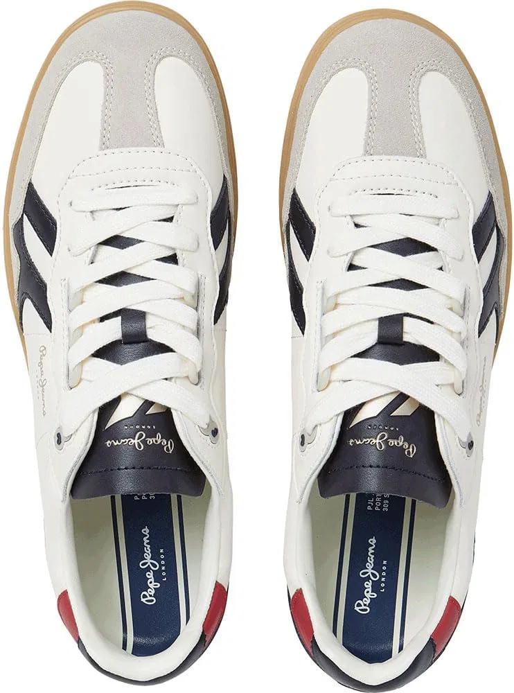 Мужские кроссовки Pepe Jeans Ball Origin M, Mousse White — фото 4