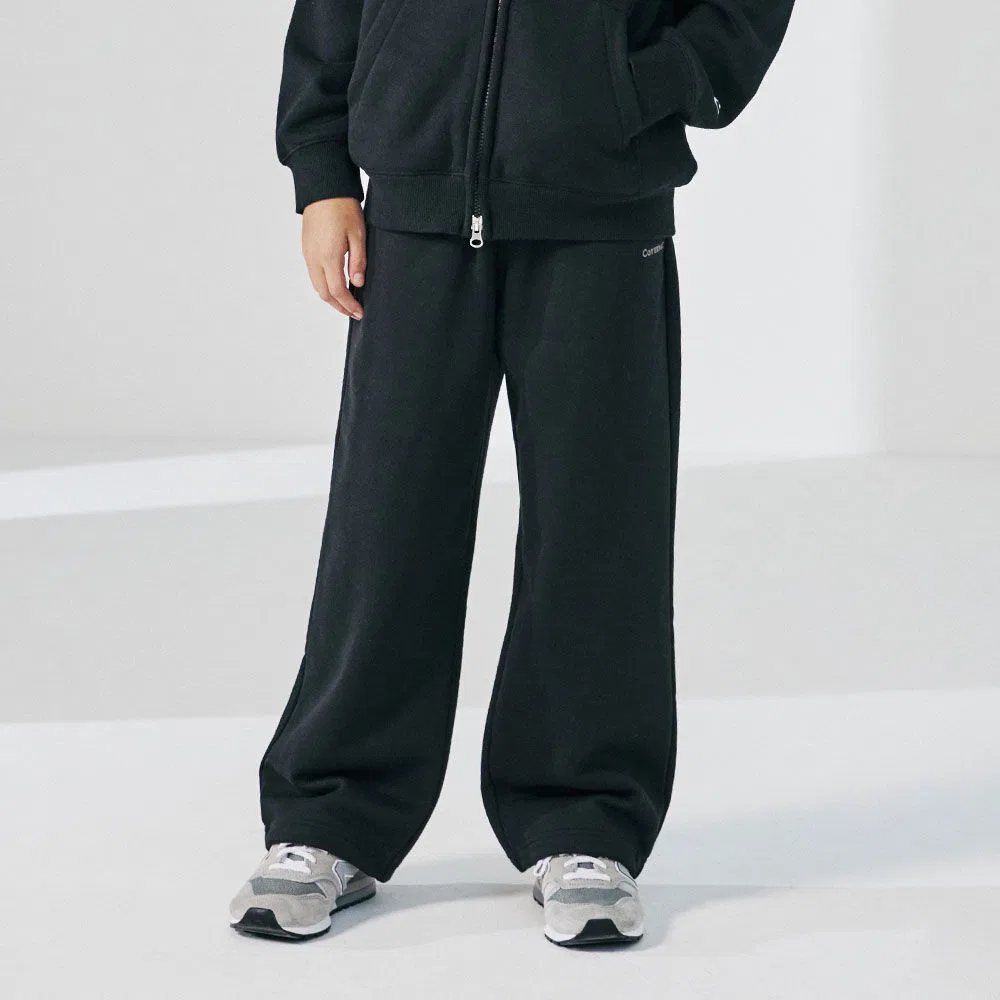 Детские джоггеры Slim Warm чёрные от Covernat Kids