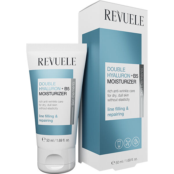 

Насыщенный ультраувлажняющий крем для лица, 50 мл Revuele Double hyaluron + b5 moisturizer