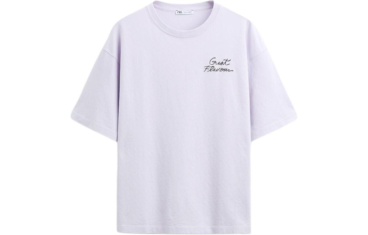 

Футболка мужская фиолетовая Zara, фиолетовый