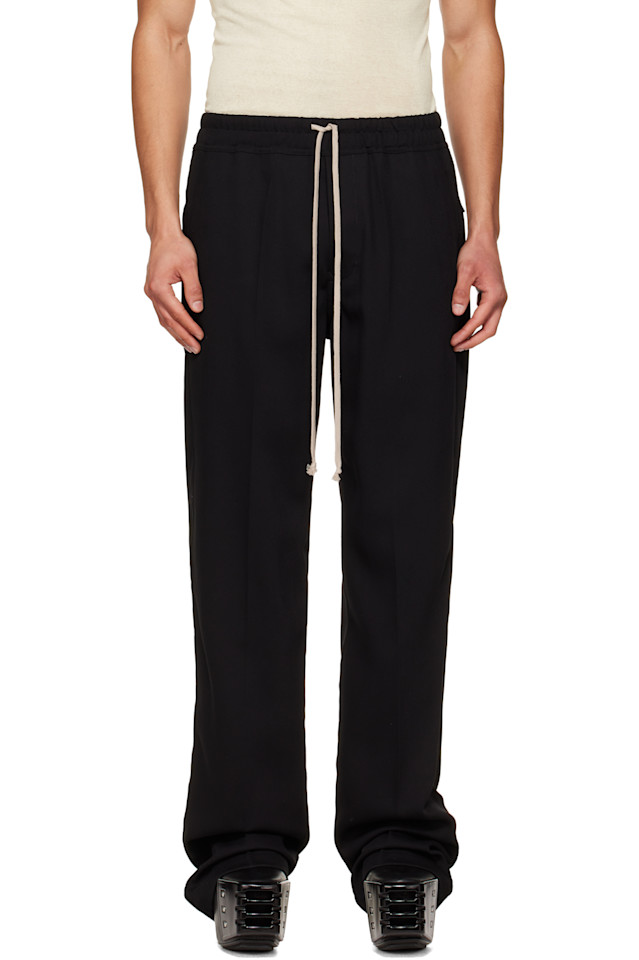 

Домашние брюки Temple Dietrich на шнуровке Rick Owens, черный