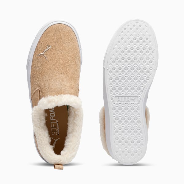 Женские туфли без застежек Bari Comfort Shearling Puma, бежевый — фото 4