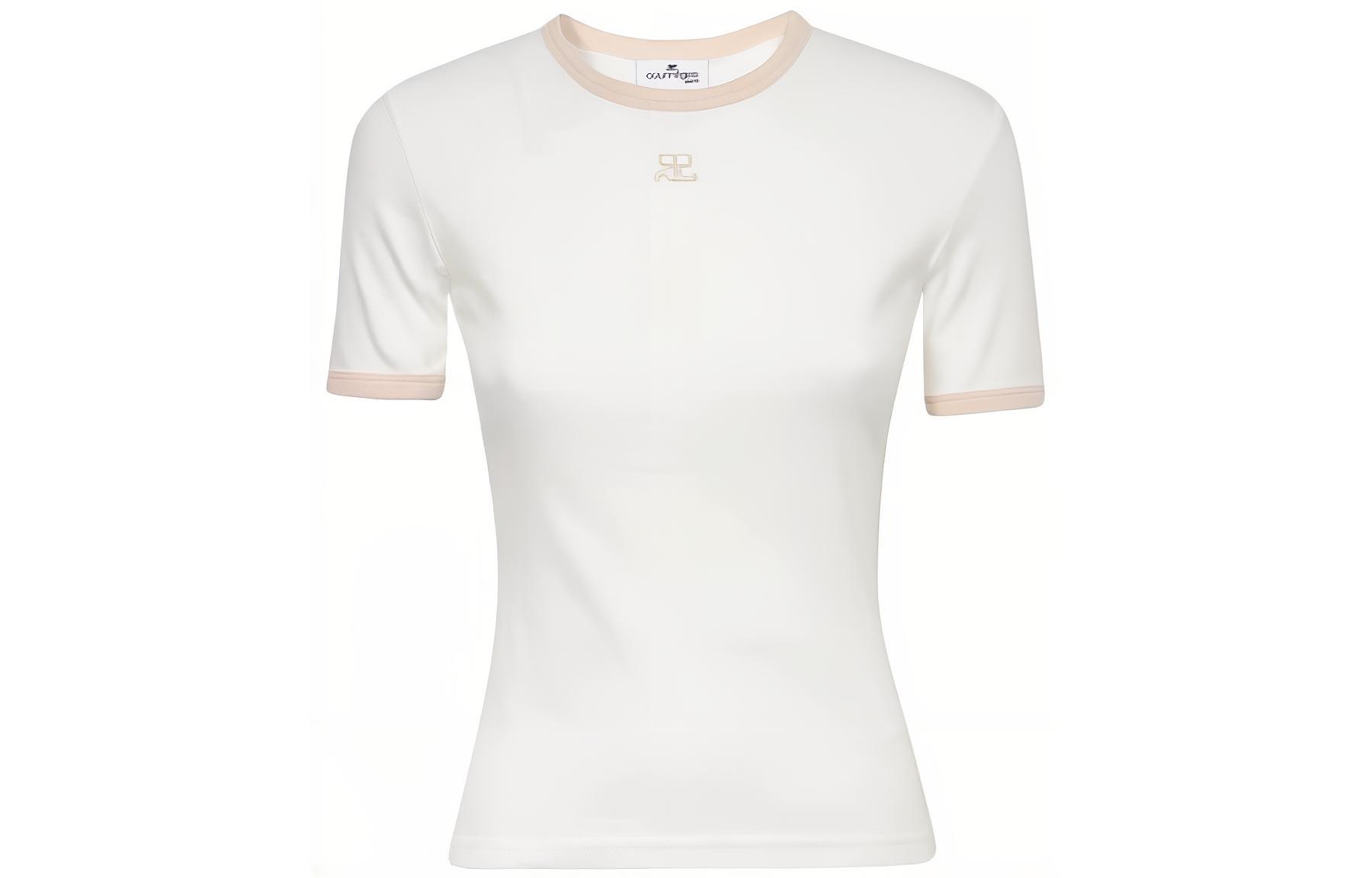 

Футболка Reedition Contrast Cotton COURREGES, белый