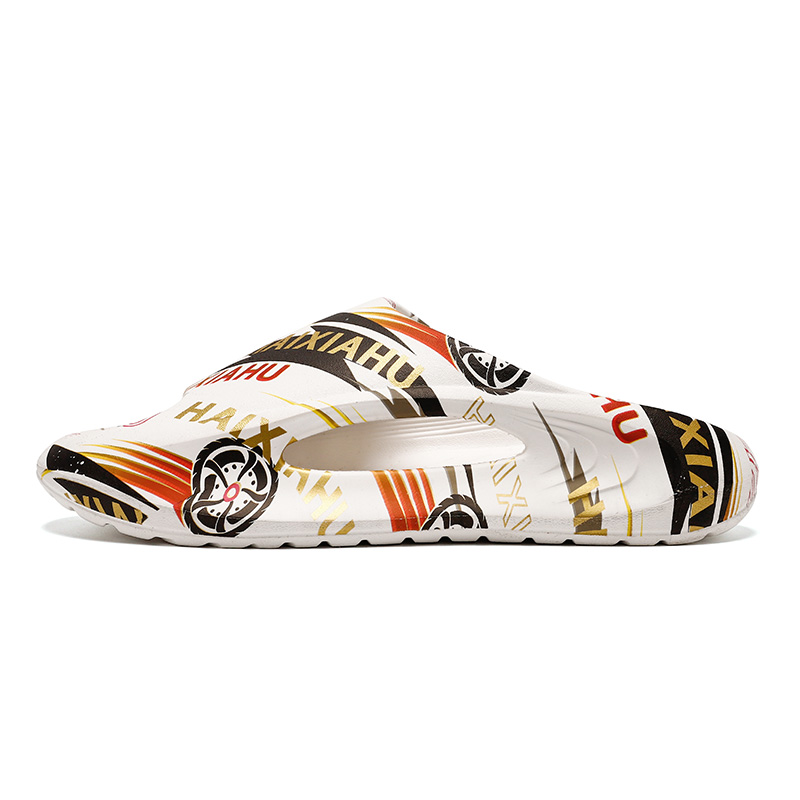 

KLAOSD EVA бесшумные нескользящие быстросохнущие шлепанцы унисекс белые, цвет White