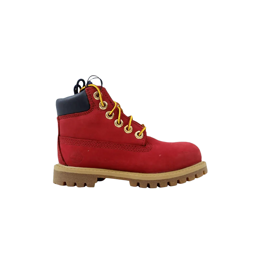 Ботинки Timberland Premium 6 Inch Toddler, красный