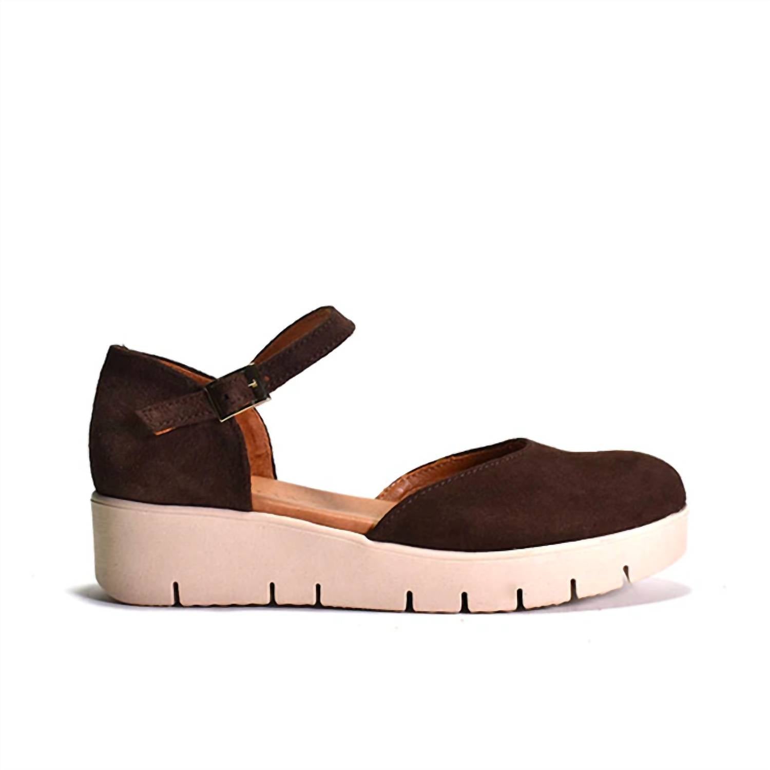 Женские туфли-лодочки Sandie на платформе, цвет Serraje Brown CORDANI — фото 2