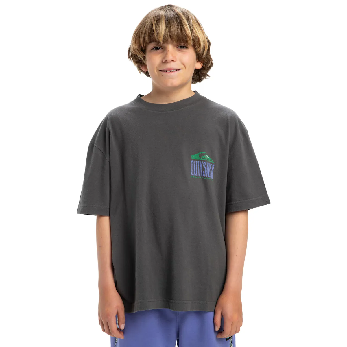 

Gh Qs World Force Quiksilver детская футболка, чёрный