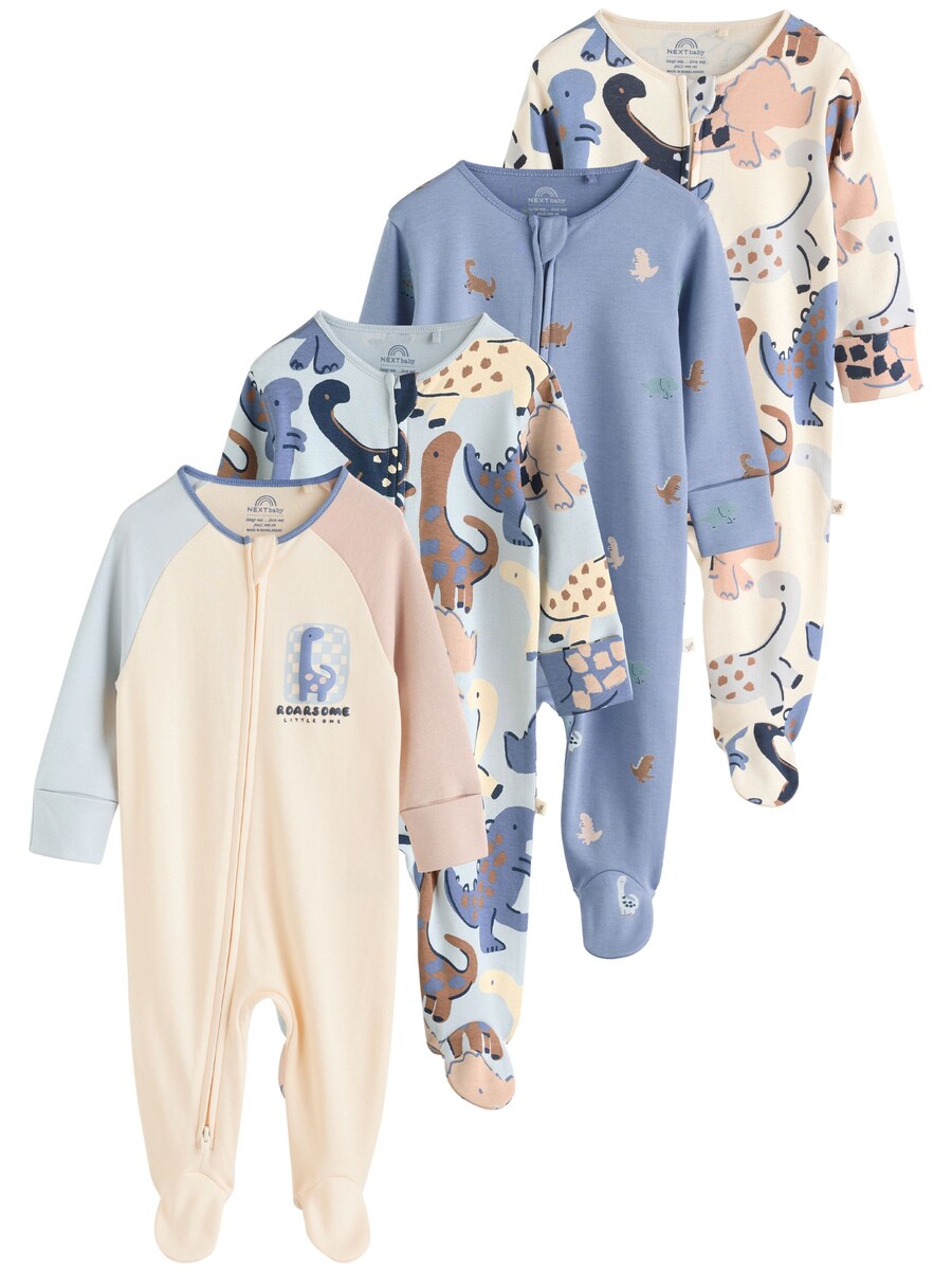 

Пижама Next, темно-бежевый/темно-синий/светло-голубой/светло-желтый