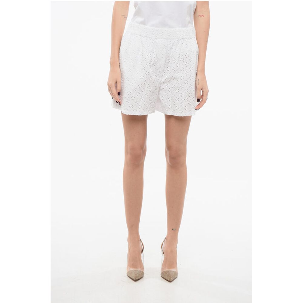 

Шорты с вышивкой «англез» Kenzo, White